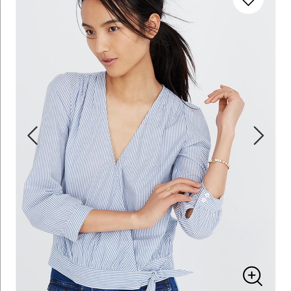 Madewell wrap top